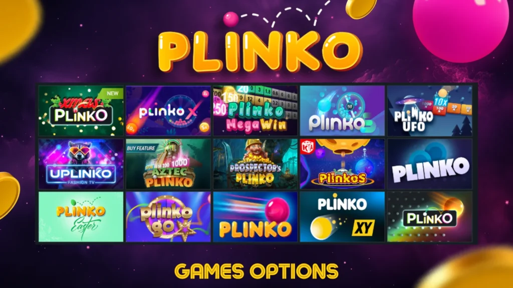 Plinko casino peli variantit.